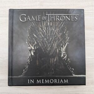 Game of Thrones In Memoriam Hardcover Book HBO Series Tribute Illustrated Guide